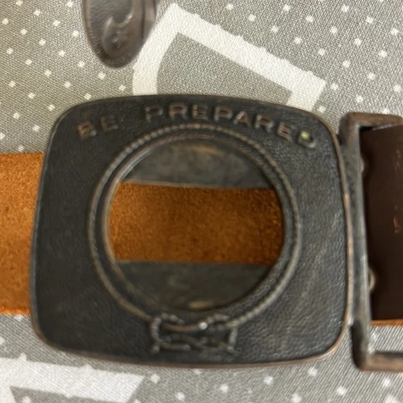 🌟HOST  PICK🌟Vintage Boy Scouts leather belt - Picture 11 of 12